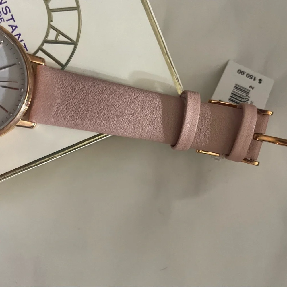 MICHAEL KORS Pyper Rose Gold-Tone Leather Watch‎